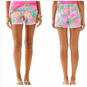 Lilly Pulitzer Callahan Shorts Size 00 So-A-Peeling New with Tags